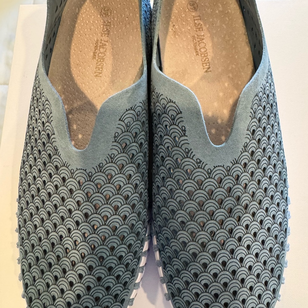 Ilse Jacobsen Blue Patterned Sneakers